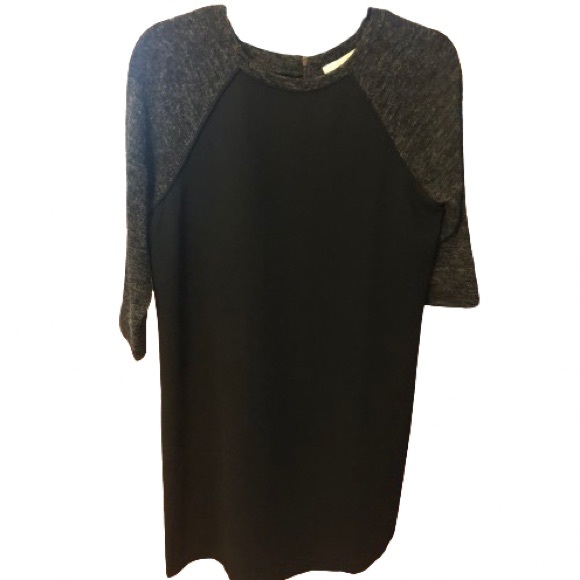 Ann Taylor Loft Black Gray Dress Size 4 EUC - Picture 3 of 10